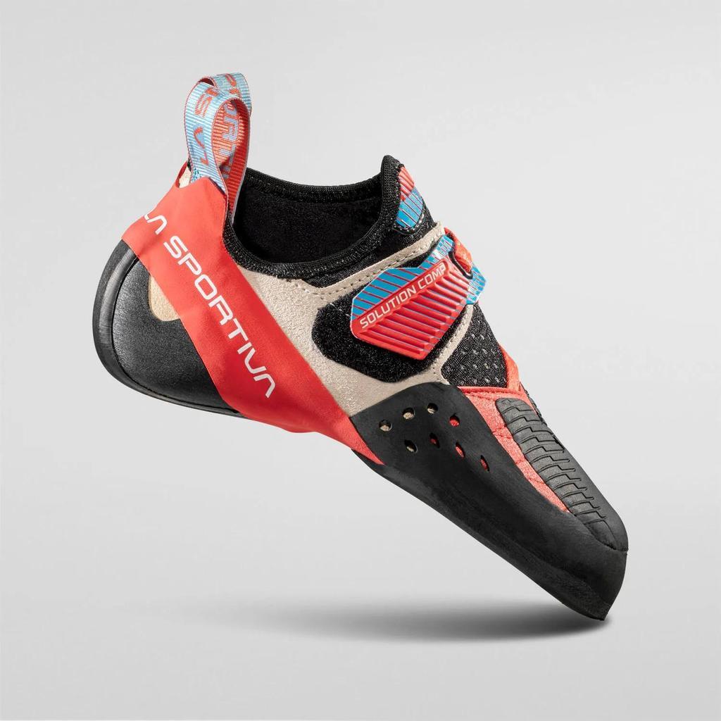 Sepatu Panjat Tebing Wanita - La Sportiva Solution Comp Woman (Hibiscus/Malibu Blue) - Kompetisi/Bouldering/Indoor Climbing/Sport Climbing