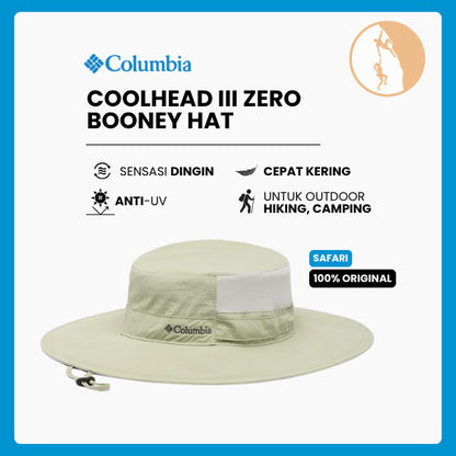 Topi Booney Hiking -  Columbia Coolhead III Zero Booney Hat (Safari)