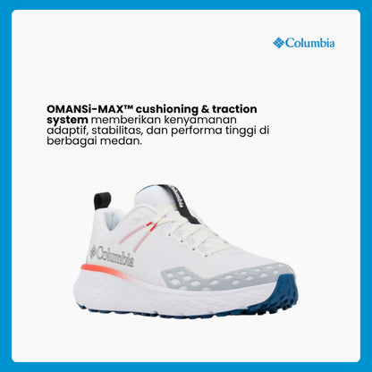 Sepatu Lari/Trail Running Pria - Columbia Men's Konos™ TRS Performance Shoes (White/Poppy Red)