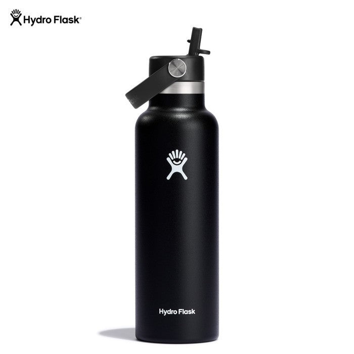 Hydro Flask Standard Mouth Flex Straw Cap Black 21Oz