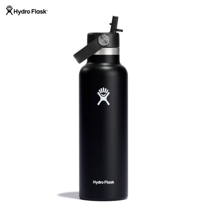 Hydro Flask Standard Mouth Flex Straw Cap Black 21Oz