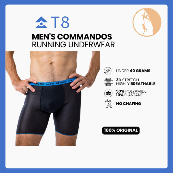 T8 Men's Commandos Running Underwear - Celana Lari Pria