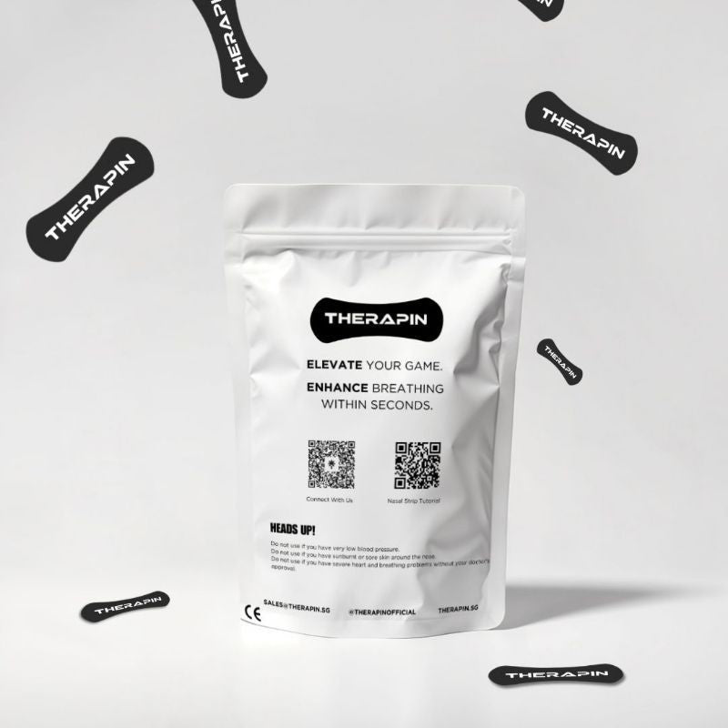 THERAPIN Black Nasal Strip | 30 Pcs Premium Nose Strip