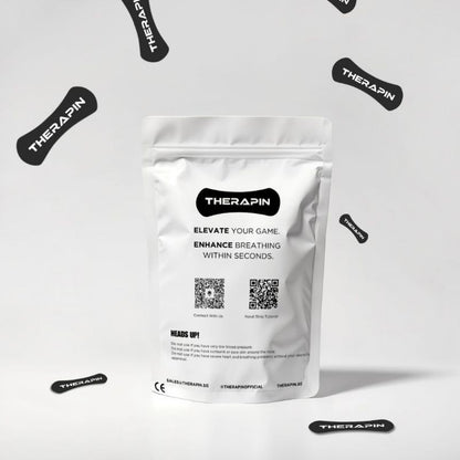THERAPIN Black Nasal Strip | 30 Pcs Premium Nose Strip