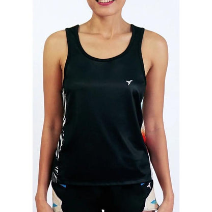 Kaos Tank Top Lari Wanita - Trijee DG Racerback Women (Duochrome Glitch)