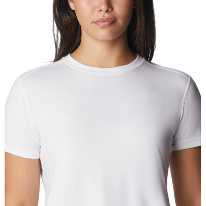 Kaos Lari Trail Wanita - Columbia Women's W Endless Trail Run Tee - White