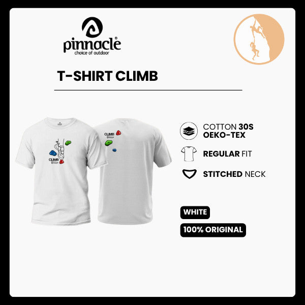 Pinnacle T-Shirt Climb - White