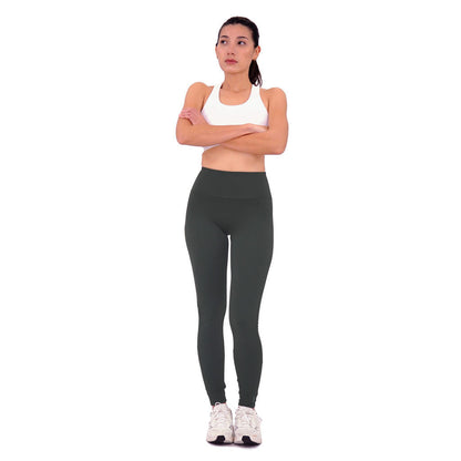 Celana Legging Olahraga Wanita - Trijee ES Long Legging Slim (Army Green)