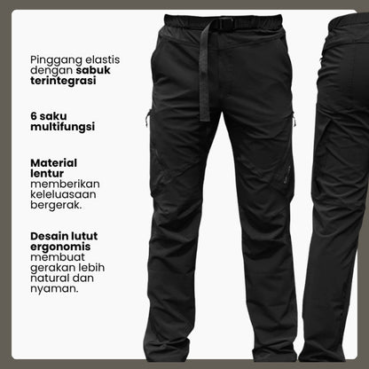 Celana Gunung/Hiking Pria - Pinnacle Vortex Hike Pant (Black)