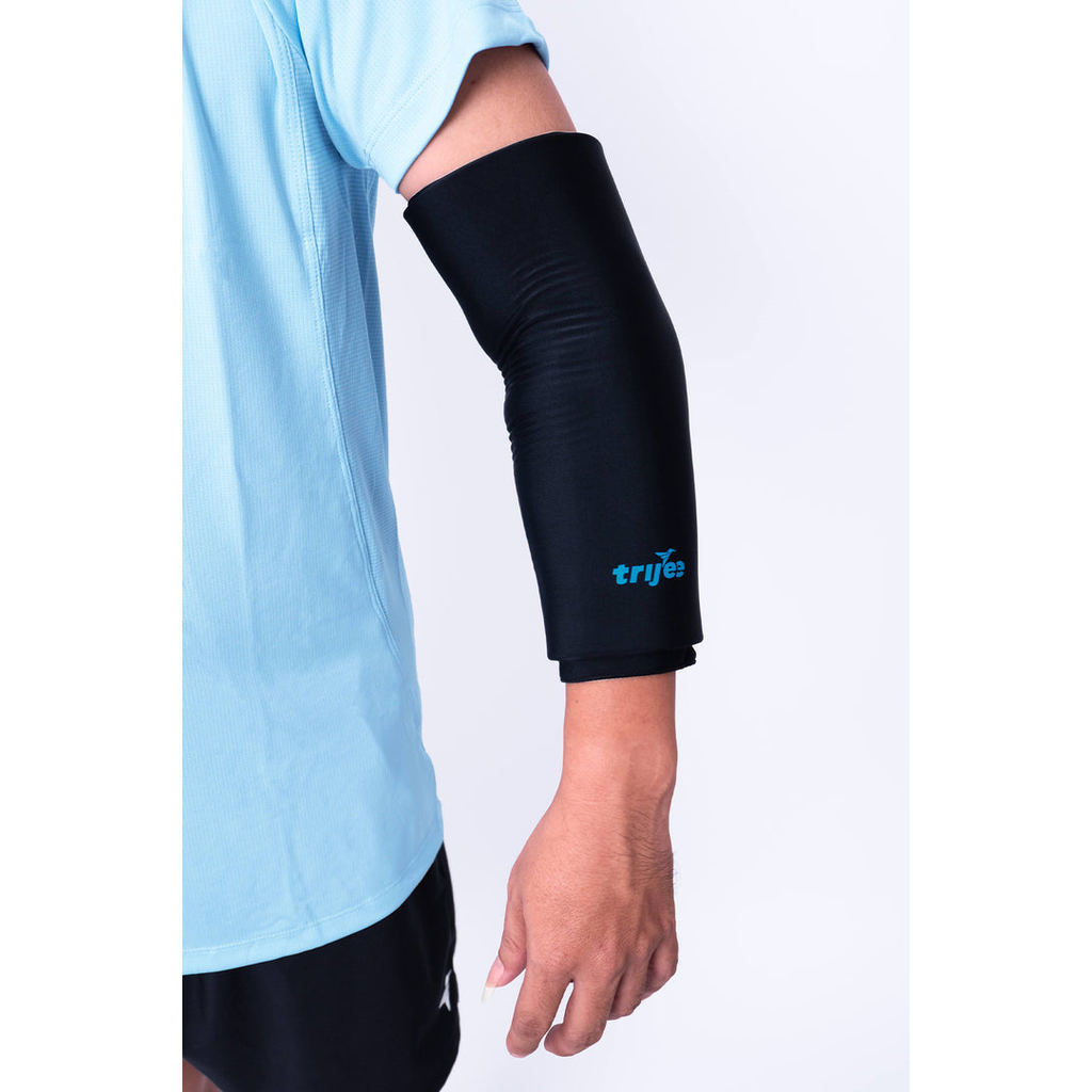 Kompresi Gel Terapi Olahraga -  Trijee Gel Sleeve (Black)