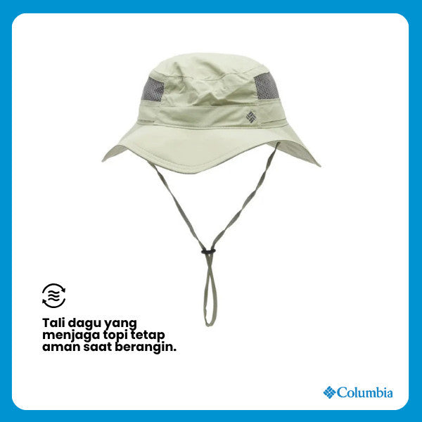Topi Hiking Outdoor Columbia Bora Bora Booney (Safari) – Bucket Hat Anti UV, Breathable & Adjustable