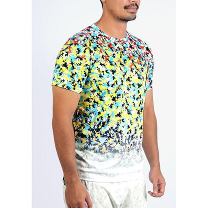 Kaos Olahraga Pria - Trijee MD Jersey Men (Multi Dots)