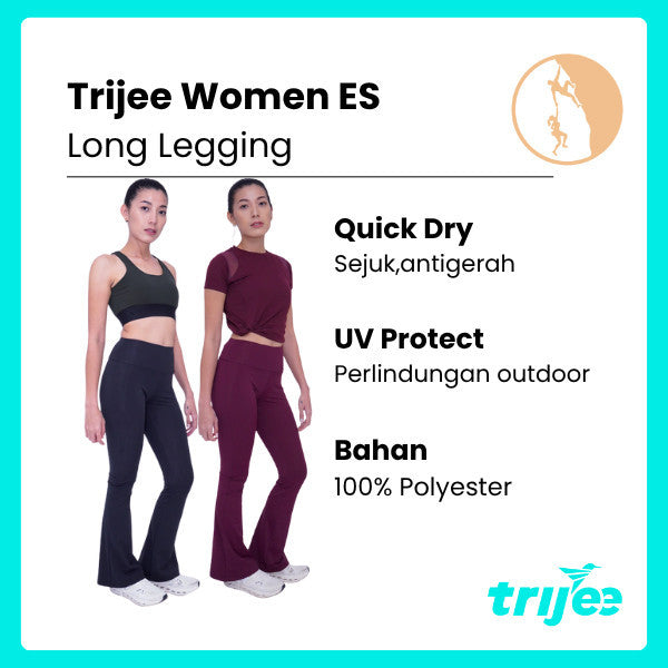 Trijee Women ES Long Legging Flared