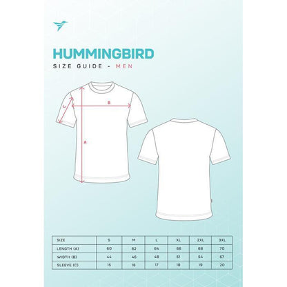 Kaos Olahraga Pria - Trijee Hummingbird II Men Short Sleeve (Black)