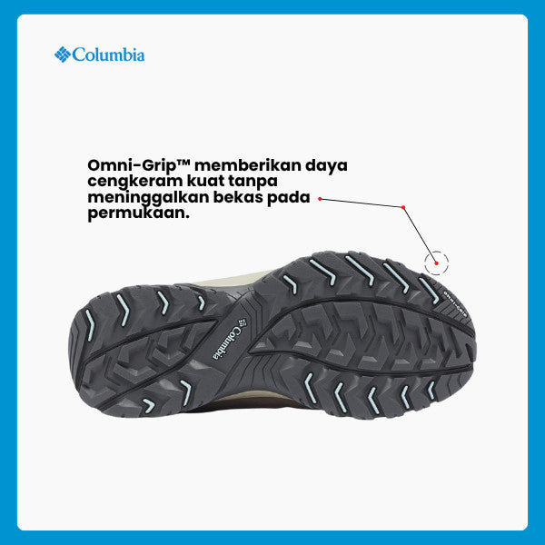 Sepatu Gunung/Hiking Wanita - Columbia Women's Crestwood™ Waterproof - Pebble/Oxygen