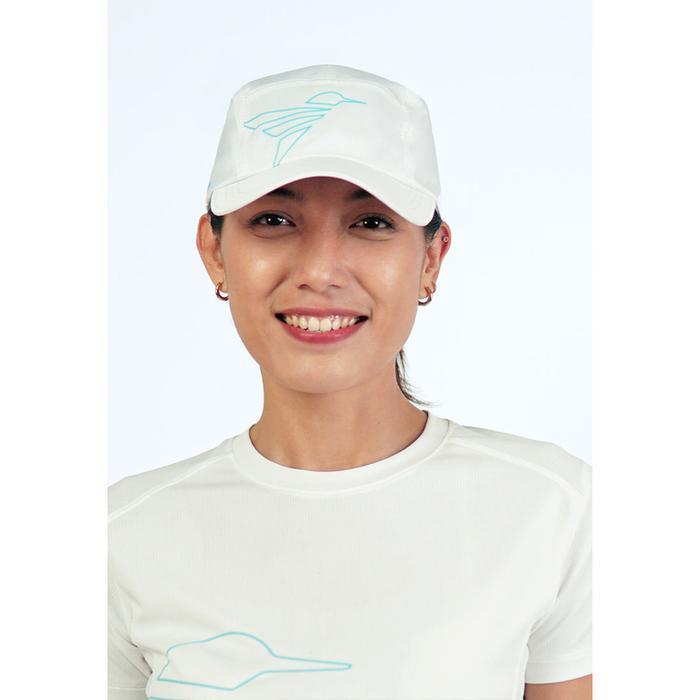 Trijee Es Running Cap / Topi Lari Unisex - White