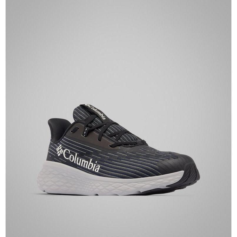 Sepatu Lari Pria - Columbia Men's Konos Swift Running Shoes - Black/Sea Salt