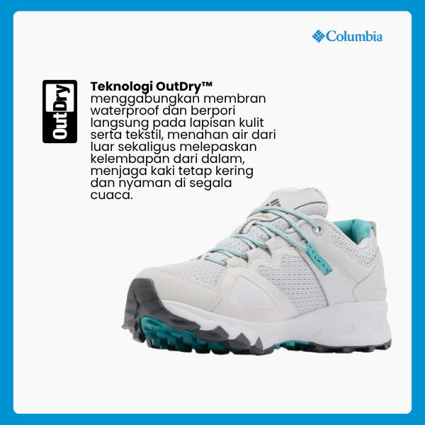 Sepatu Hiking Wanita Waterproof - Columbia Men's Peakfreak™ II Outdry™ Hiking Shoe (Cumulus/Grey Teal)