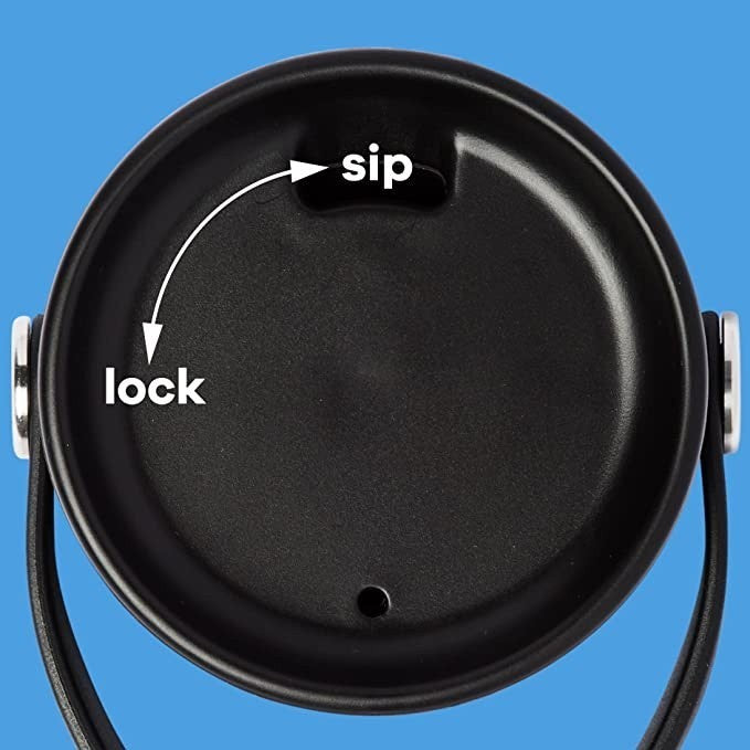 Hydro Flask Wide Mouth Flex Sip Lid 16oz/473ml - BLACK