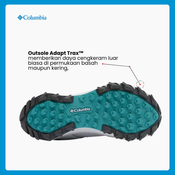 Sepatu Hiking Wanita Waterproof - Columbia Men's Peakfreak™ II Outdry™ Hiking Shoe (Cumulus/Grey Teal)