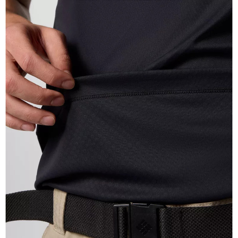 Kaos Olahraga Pria - Columbia Zero Rules™ Light SS Graphic Crew (Black, A Cooled)