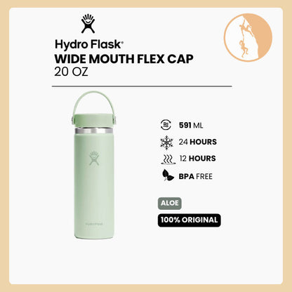 Hydro Flask Wide Mouth Flex Cap 20oz/591ml - ALOE