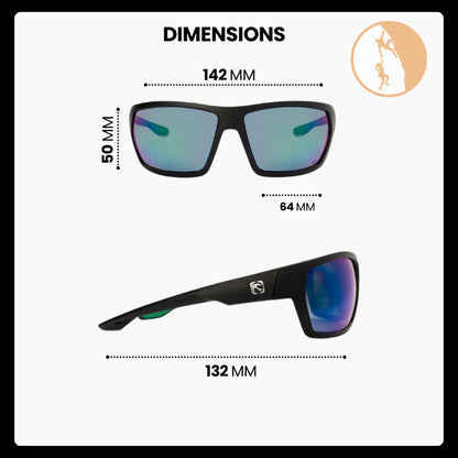 Mundaka Optic CIERZO (Black / CX Polarized) - Eyewear/Sunglasses/Kacamata Sport