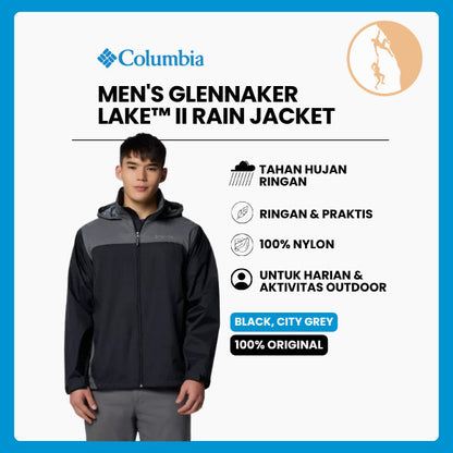 Jaket Outdoor Pria - Columbia Men's Glennaker Lake™ II Rain Jacket