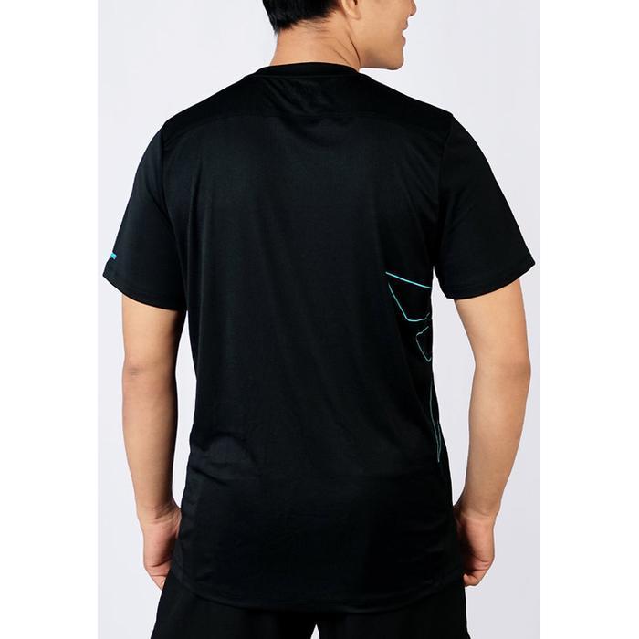 Kaos Olahraga Pria - Trijee Hummingbird II Men Short Sleeve (Black)