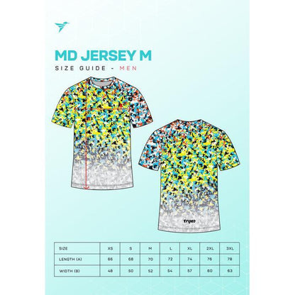 Kaos Olahraga Pria - Trijee MD Jersey Men (Multi Dots)