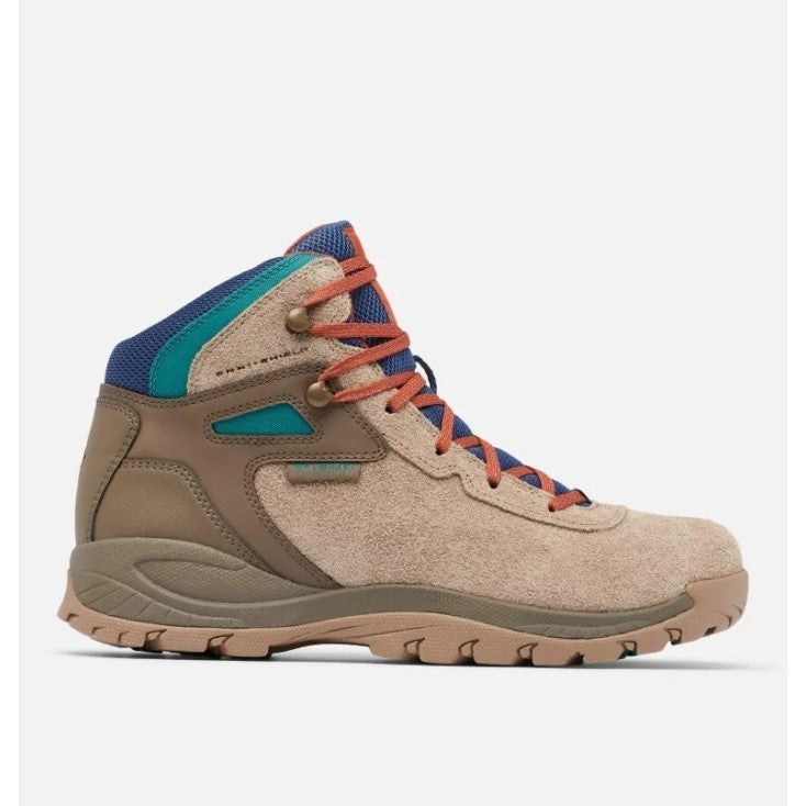 Sepatu Gunung Pria - Columbia Newton Ridge BC Hiking Boots (Ash Brown, Waterfall)
