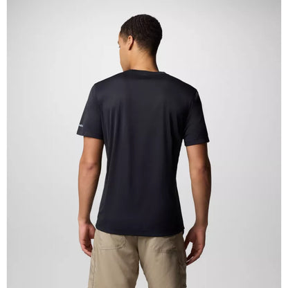 Kaos Olahraga Pria - Columbia Zero Rules™ Light SS Graphic Crew (Black, A Cooled)