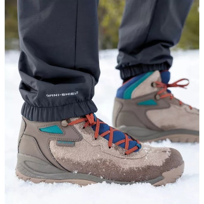 Sepatu Gunung Pria - Columbia Newton Ridge BC Hiking Boots (Ash Brown, Waterfall)