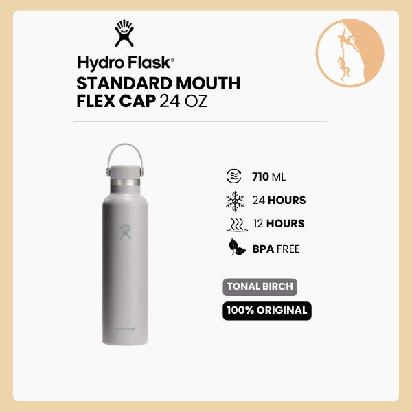 Hydro Flask Standard Mouth Flex Cap 24oz/710ml - TONAL BIRCH