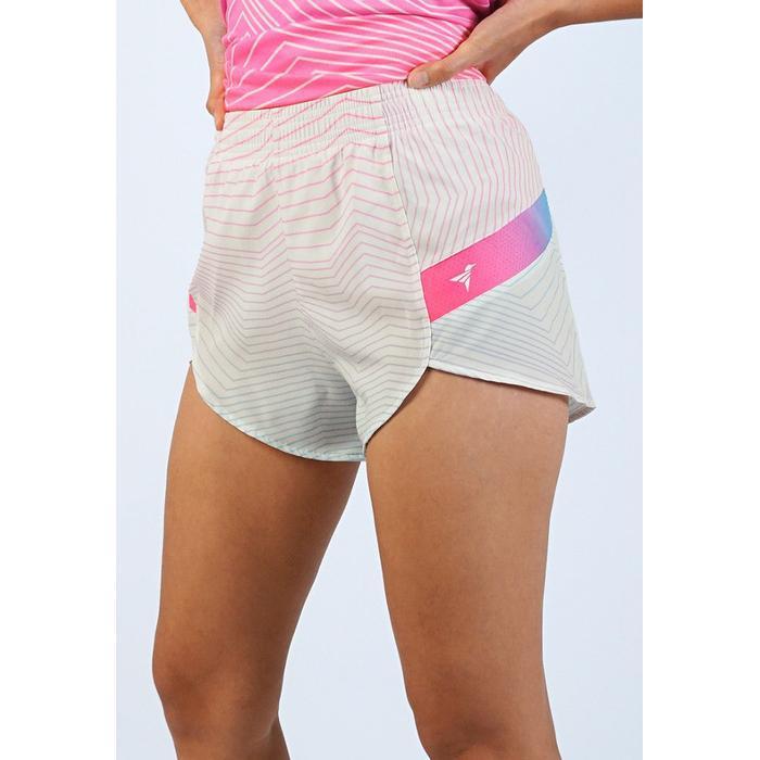 Celana Pendek Lari Wanita - Trijee GL Run Shorts Women (Gradient Lines)