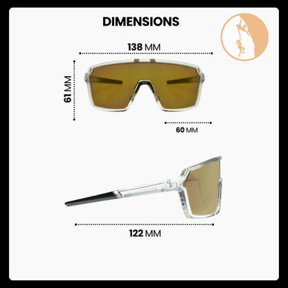 Mundaka Optic KJERAG (CX Full Revo) - Eyewear/Sunglasses/Kacamata Sport