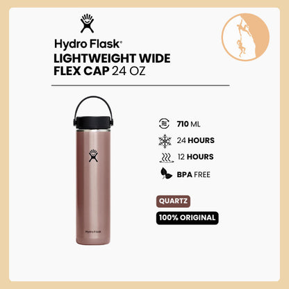 Hydro Flask Lightweight Wide Flex Cap Quartz 24oz