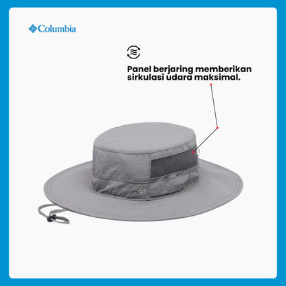 Topi Hiking Outdoor Columbia Bora Bora Booney (City Grey) – Bucket Hat Anti UV, Breathable & Adjustable