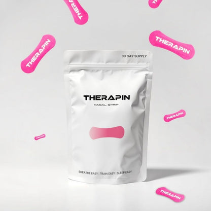 THERAPIN Pink Nasal Strip | 30 Pcs Premium Nose Strip