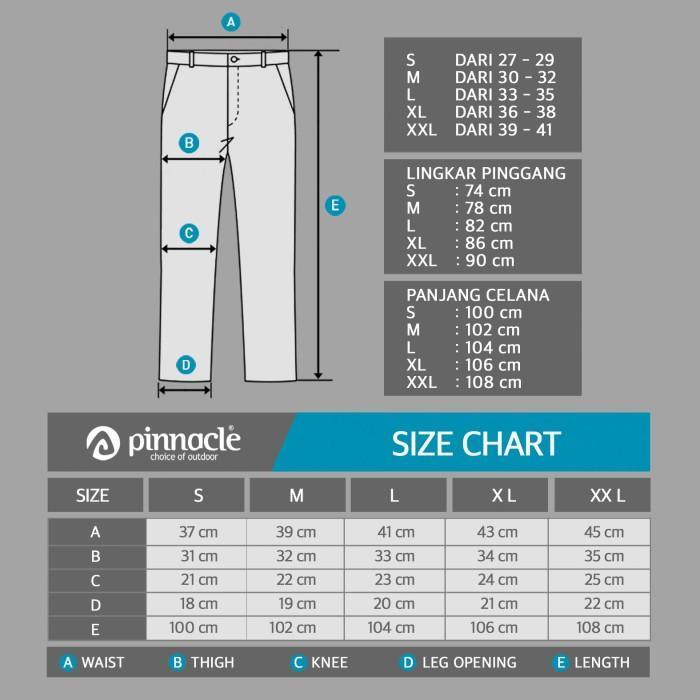 Celana Gunung Pria - Pinnacle Vetta Pro Hike Pant (Dark Grey)