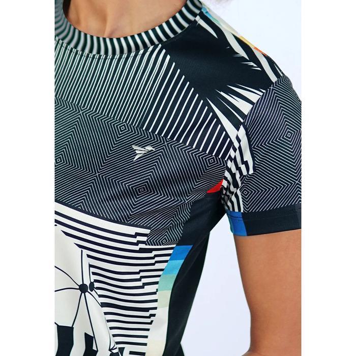 Kaos Olahraga Wanita - Trijee DG Jersey Women Short Sleeve (Duochrome Glitch)