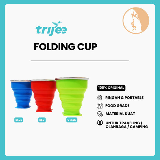 Gelas Lipat Portable - Trijee Folding Cup