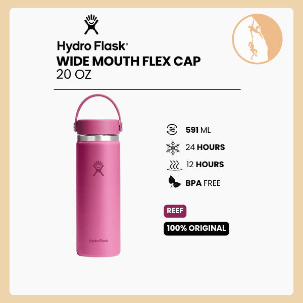 Hydro Flask Wide Mouth Flex Cap 20oz/591ml - REEF