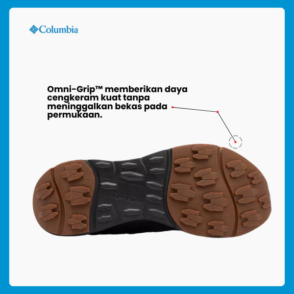 Sepatu Hiking Wanita Breathable - Columbia Women's Terrastride ARO™ Shoe (Black/Tusk)