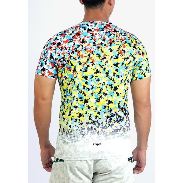 Kaos Olahraga Pria - Trijee MD Jersey Men (Multi Dots)