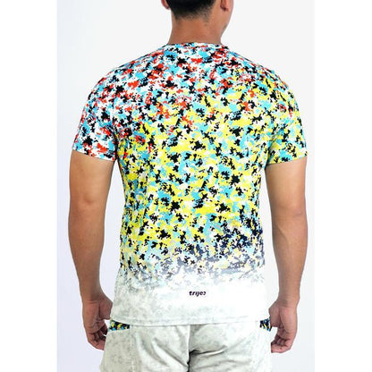 Kaos Olahraga Pria - Trijee MD Jersey Men (Multi Dots)