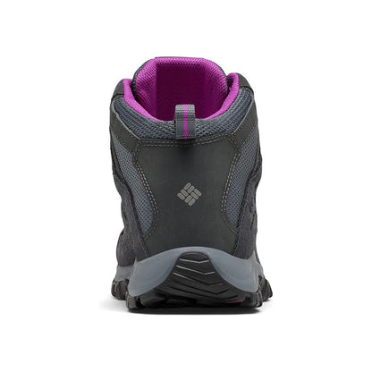 Sepatu Hiking Wanita Mid-cut Boots - Columbia Women's Crestwood™Mid Waterproof Boots - Graphite/Bright Plum