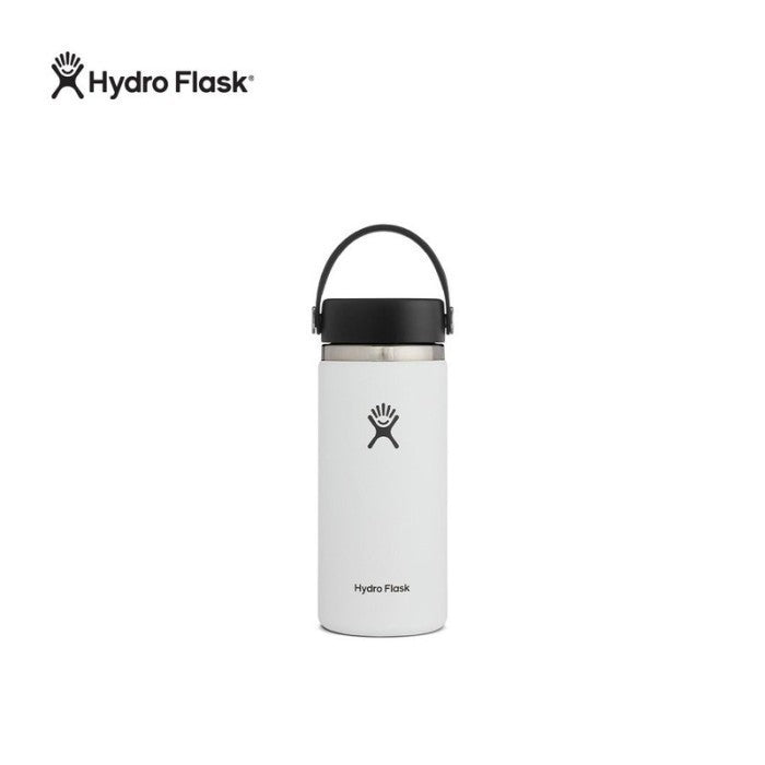 Hydro Flask Wide Mouth Flex Cap 16oz/473ml - WHITE