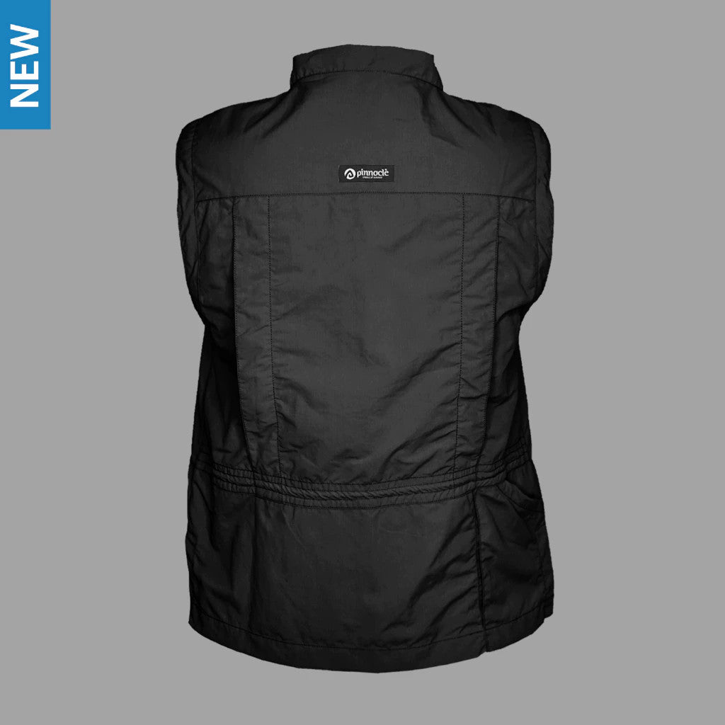 Pinnacle Day Vest Black – Rompi Kasual & Outdoor Yang Ringan & Multi Saku