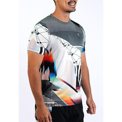 Kaos Olahraga Pria - Trijee DG Jersey Men Short Sleeve (Duochrome Glitch)